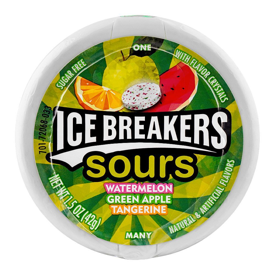 ICE BREAKERS SOURS GREEN APPLE 42G
